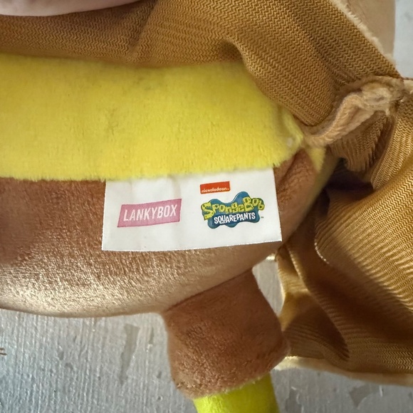 2022 Lankybox Spongebob Squarepants Boxy Plush 2022 13” Limited Edition RARE - Picture 5 of 5